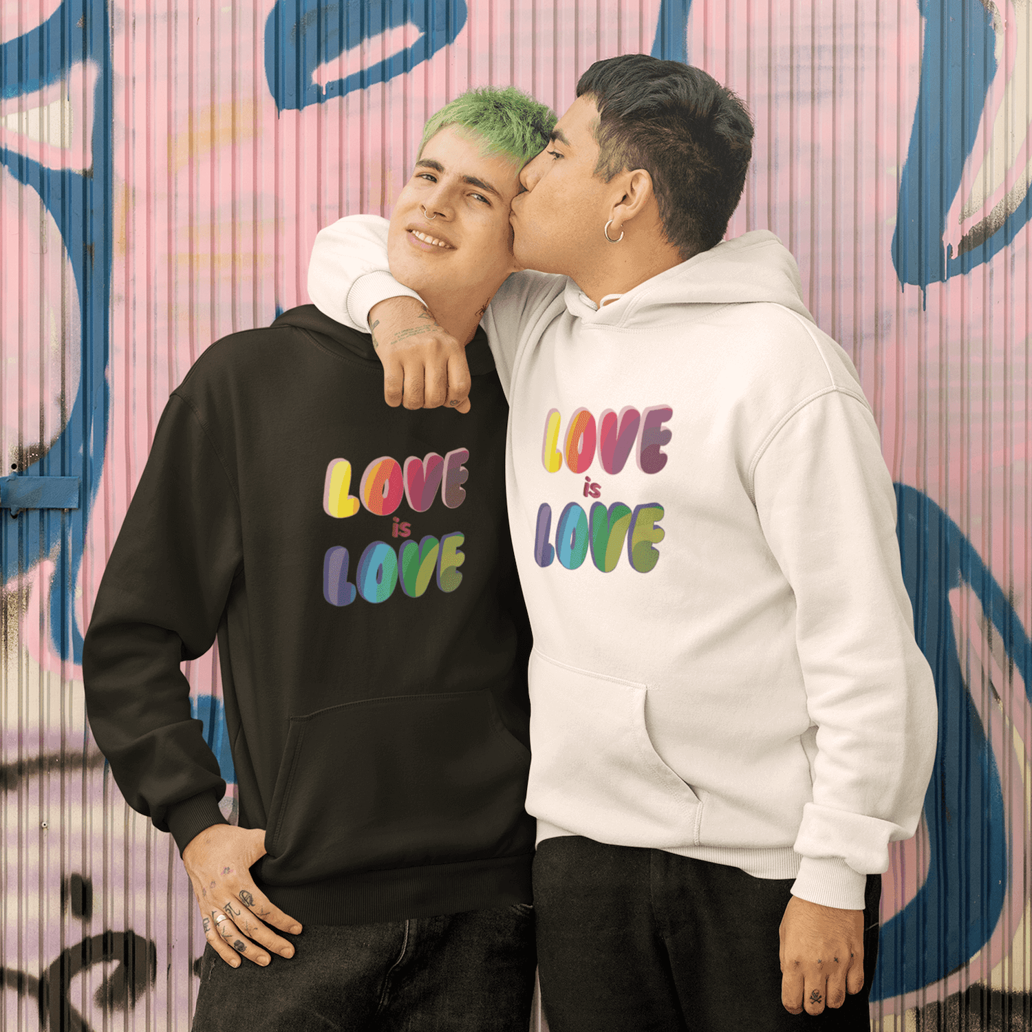 Love is Love - Unisex Long Sleeve T-Shirt - Green Society Threads